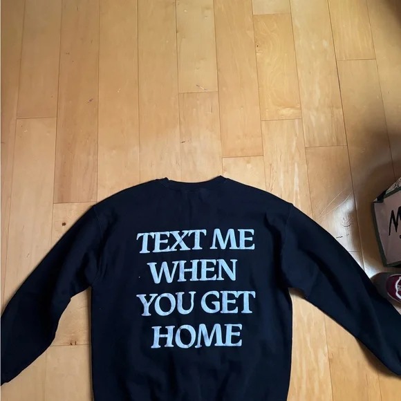 Lonely Ghost Text Me When You Get Home Crewneck - Picture 3 of 3
